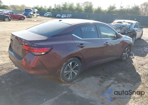 2020 Nissan Sentra Sv Xtronic Cvt z USA, uszkodzony, nr VIN 3N1AB8CV8LY268523